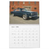 Klassieke spier auto ritten kalender (Mar 2026)