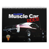 Klassieke spier auto ritten kalender (Hoes)