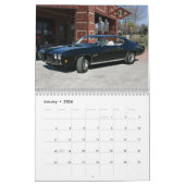 Klassieke spier auto ritten kalender (Jan 2026)