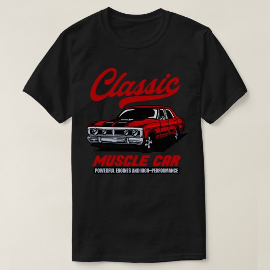 KLASSIEKE SPIER AUTO T-SHIRT (Design voorkant)