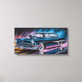 Klassieke Spierauto 1956 Canvas Afdruk