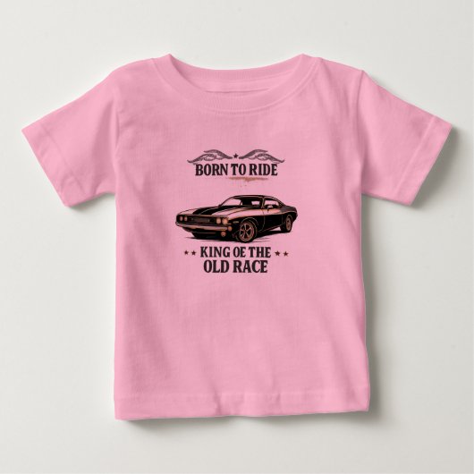 Klassieke Spierauto Baby T-Shirt (Voorkant)