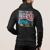 Klassieke spierauto hoodie (Achterkant)