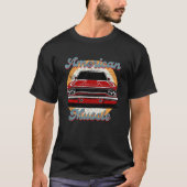 Klassieke spierauto uit het verleden t-shirt (Voorkant)