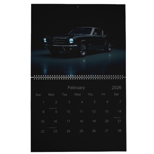 Klassieke spieren kalender (Feb 2026)