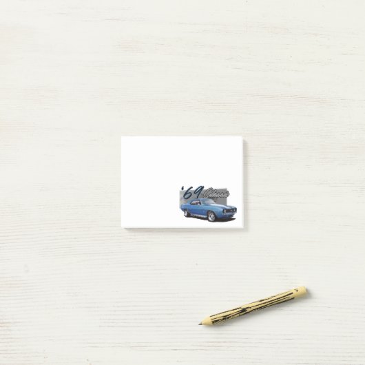 Klassieke spieren post-it® notes (Op bureau)