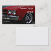 Klassieke spieren visitekaartje (Voorkant / Achterkant)