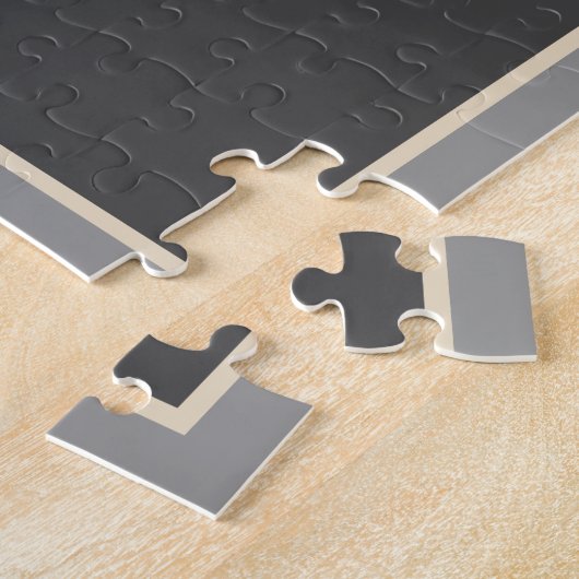 Klassieke spierkramen van de zestiger Jigzaag Puzz Legpuzzel (Zijkant)