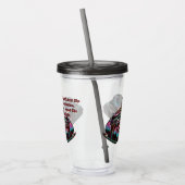 Klassieke spierwagen acryl drinkbeker (Links)