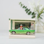 Klassieke spierwagen briefkaart (Staand voorkant)