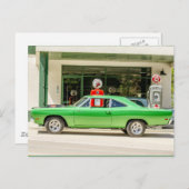 Klassieke spierwagen briefkaart (Voorkant / Achterkant)