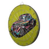 Klassieke spierwagen dartbord (Voorkant Rechts)