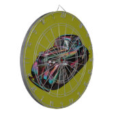 Klassieke spierwagen dartbord (Voorkant Links)