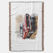 Klassieke spierwagen deken (Voorkant Verticaal)