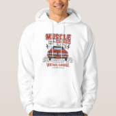 Klassieke spierwagen hoodie (Voorkant)