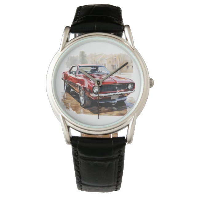 Klassieke spierwagen horloge (Voorkant)
