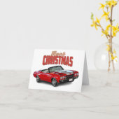 Klassieke spierwagen kaart (Gele Bloem)