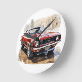 Klassieke spierwagen ronde klok (Hoek)