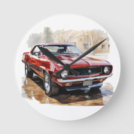 Klassieke spierwagen ronde klok