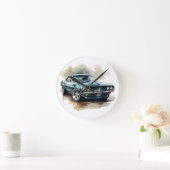 Klassieke spierwagen ronde klok (Huis)