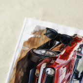 Klassieke spierwagen strandlaken (In situ)