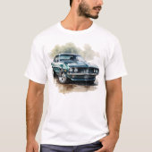 Klassieke spierwagen t-shirt (Voorkant)
