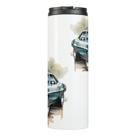 Klassieke spierwagen thermosbeker (Achterkant)