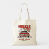 Klassieke spierwagen tote bag (Achterkant)