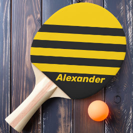 Klassieke Sport Gelejas Strepen met Naam Tafeltennisbatje