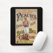 Klassieke sport honkbal, Reach's gids omslag kunst Muismat (Met muis)