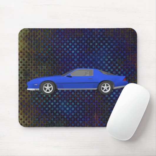 Klassieke sportauto: 3D-model: Custom Mousepad Muismat (Met muis)