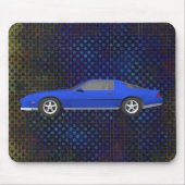 Klassieke sportauto: 3D-model: Custom Mousepad Muismat (Voorkant)