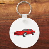 Klassieke Sportauto: 3D-model: Sleutelhanger (Voorkant)