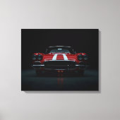 Klassieke sportauto canvas afdruk (Voorkant)