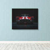 Klassieke sportauto canvas afdruk (Insitu (Houten vloer))