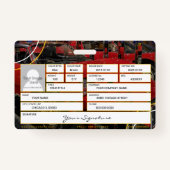 Klassieke Sportkaart Badge (Achterkant)