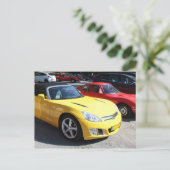 Klassieke Sportkaarten van Opel GT Briefkaart (Staand voorkant)