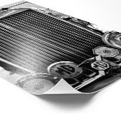 Klassieke Sportmotor MG Foto Afdruk (Hoek)