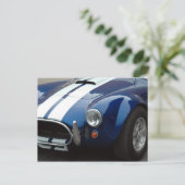 Klassieke sportwagen briefkaart (Staand voorkant)