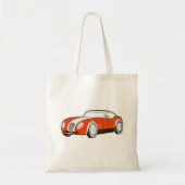 Klassieke sportwagen Canvas tas (Voorkant)