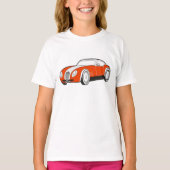 Klassieke sportwagen meisjes T-shirt (Voorkant)