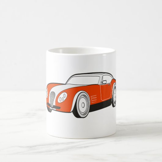 Klassieke sportwagen Mok (Center)