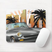 Klassieke sportwagen muismat (Met muis)