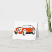 Klassieke sportwagen Note Kaarten (Voorkant)