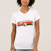 Klassieke sportwagen vrouwen T-shirt (Voorkant)