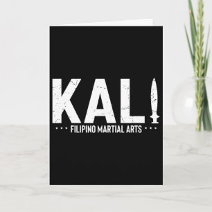 Klassieke spreuk Kali Filipijnse Vechtkunst Traini Kaart