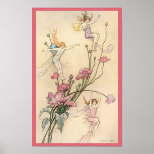 Klassieke sprookjes, drie geesten vervuld van vreu poster