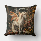 Klassieke Sprookjes Magische Fee Eenhoorn Babykame Kussen (Voorkant)