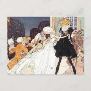 Klassieke Sprookjes Prinses Bruiloft 'Save the Dat Aankondigingskaart