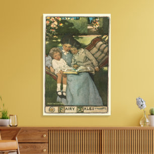 Klassieke sprookjes van Jessie Willcox Smith Canvas Afdruk
